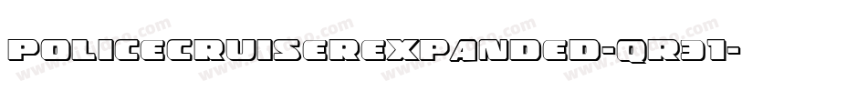 PoliceCruiserExpanded-qR31字体转换