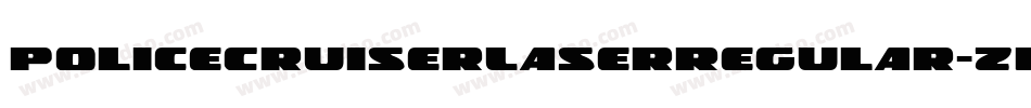 PoliceCruiserLaserRegular-zwRX字体转换