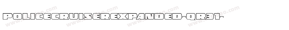 PoliceCruiserExpanded-qR31字体转换