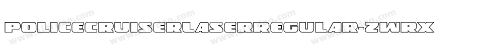 PoliceCruiserLaserRegular-zwRX字体转换