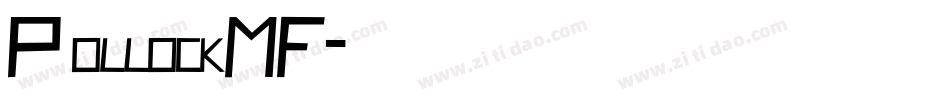 PollockMF字体转换