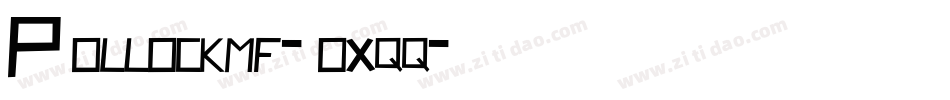 Pollockmf-oxqq字体转换
