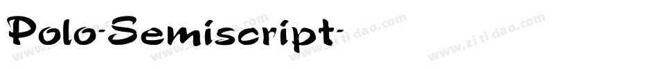 Polo-Semiscript字体转换