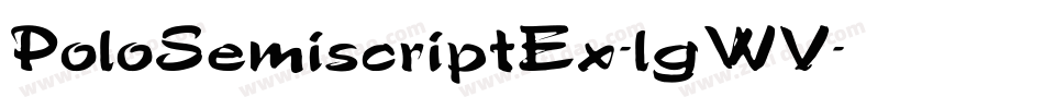 PoloSemiscriptEx-lgWV字体转换