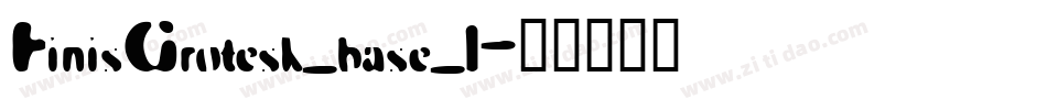 FinisGrotesk_base_1字体转换