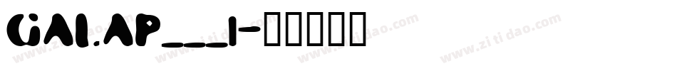 GALAP___1字体转换