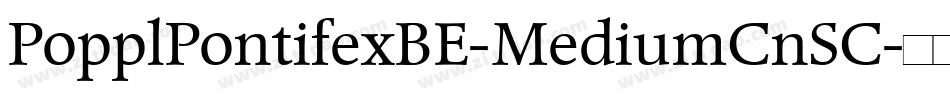 PopplPontifexBE-MediumCnSC字体转换
