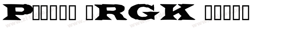 Porkys-xRGK字体转换