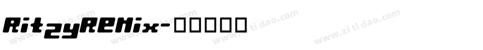 RitzyRemix字体转换