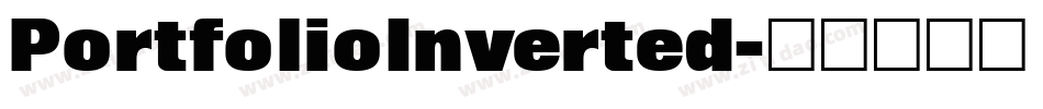 PortfolioInverted字体转换