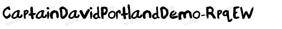 CaptainDavidPortlandDemo-RpqEW字体转换