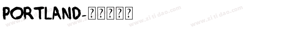 PORTLAND字体转换