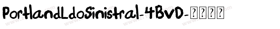 PortlandLdoSinistral-4BvD字体转换