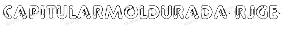 CapitularMoldurada-RJGe字体转换