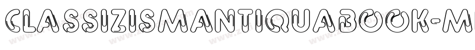 Classizismantiquabook-MLGe字体转换