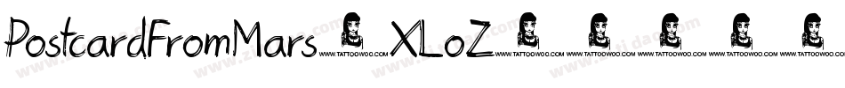 PostcardFromMars-XLoZ字体转换