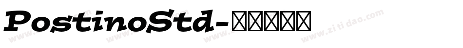 PostinoStd字体转换