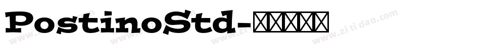 PostinoStd字体转换