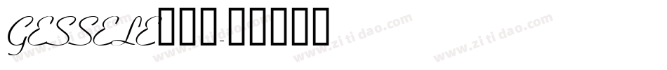 GESSELE转换器字体转换