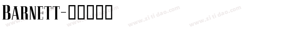 Barnett字体转换