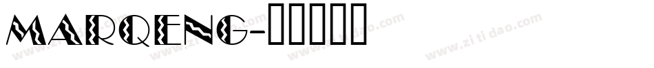 MARQENG字体转换