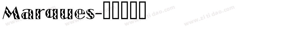 Marques字体转换