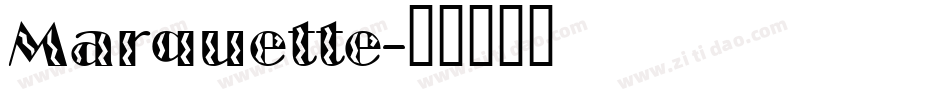 Marquette字体转换