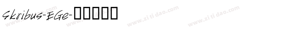 Skribus-EGe字体转换