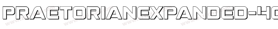PraetorianExpanded-4O1B字体转换