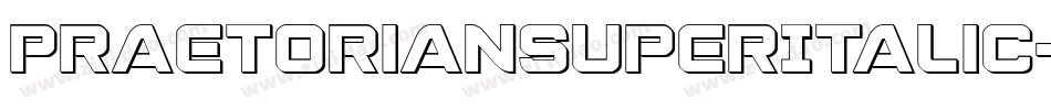 PraetorianSuperItalic-xz5j字体转换