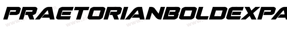 PraetorianBoldExpanded-Pg5B字体转换