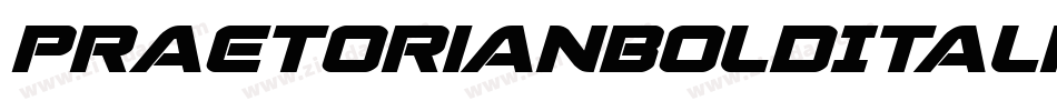 PraetorianBoldItalic-XO5g字体转换 PraetorianBoldItalic-XO5g字体转换
