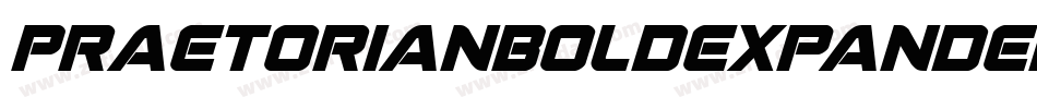 PraetorianBoldExpandedItalic-Ld5n字体转换