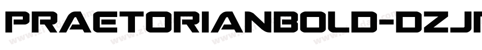 PraetorianBold-dzJR字体转换