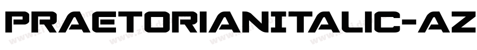 PraetorianItalic-azGa字体转换