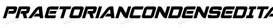 PraetorianCondensedItalic-ozGB字体转换