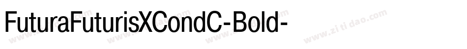 FuturaFuturisXCondC-Bold字体转换