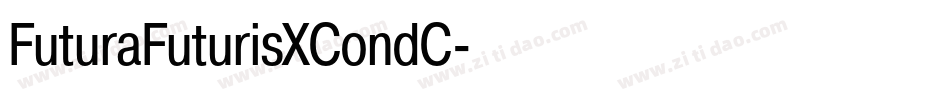 FuturaFuturisXCondC字体转换