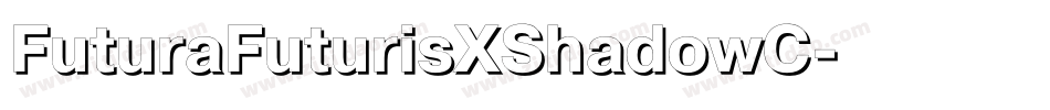 FuturaFuturisXShadowC字体转换