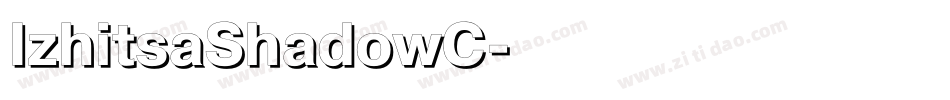 IzhitsaShadowC字体转换