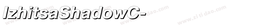 IzhitsaShadowC字体转换