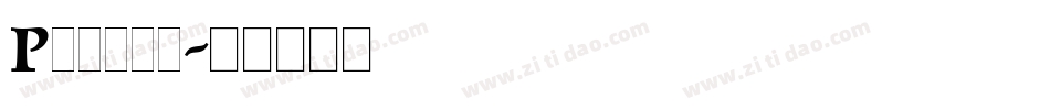Prague字体转换