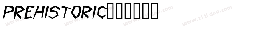 prehistoric字体转换