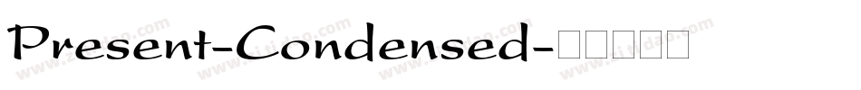 Present-Condensed字体转换