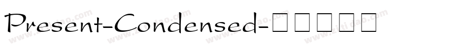 Present-Condensed字体转换