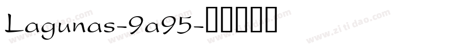 Lagunas-9a95字体转换