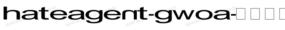 HateAgent-GWOA字体转换