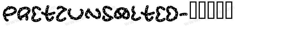 PretzUnsalted字体转换