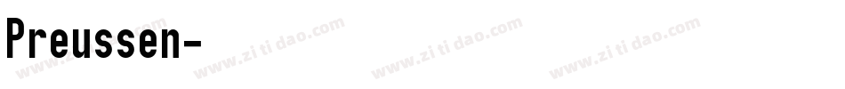Preussen字体转换