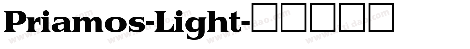 Priamos-Light字体转换